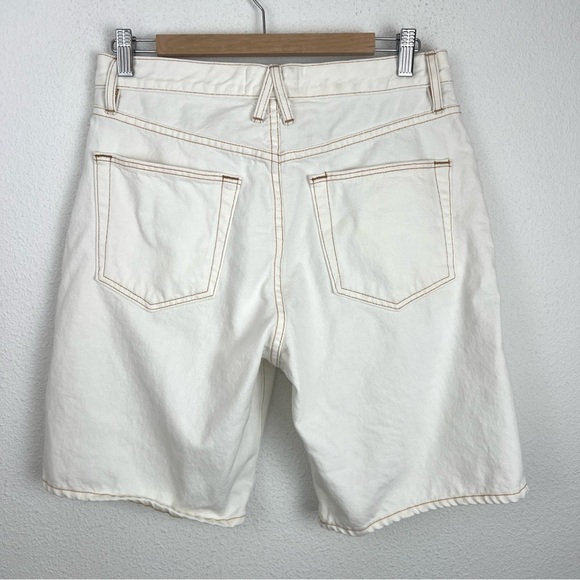 SLVRLAKE London Relaxed Denim Jean Short Shorts 29 - Picture 3 of 8